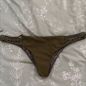 Acacia Swimwear Animal Print Bikini Bottom